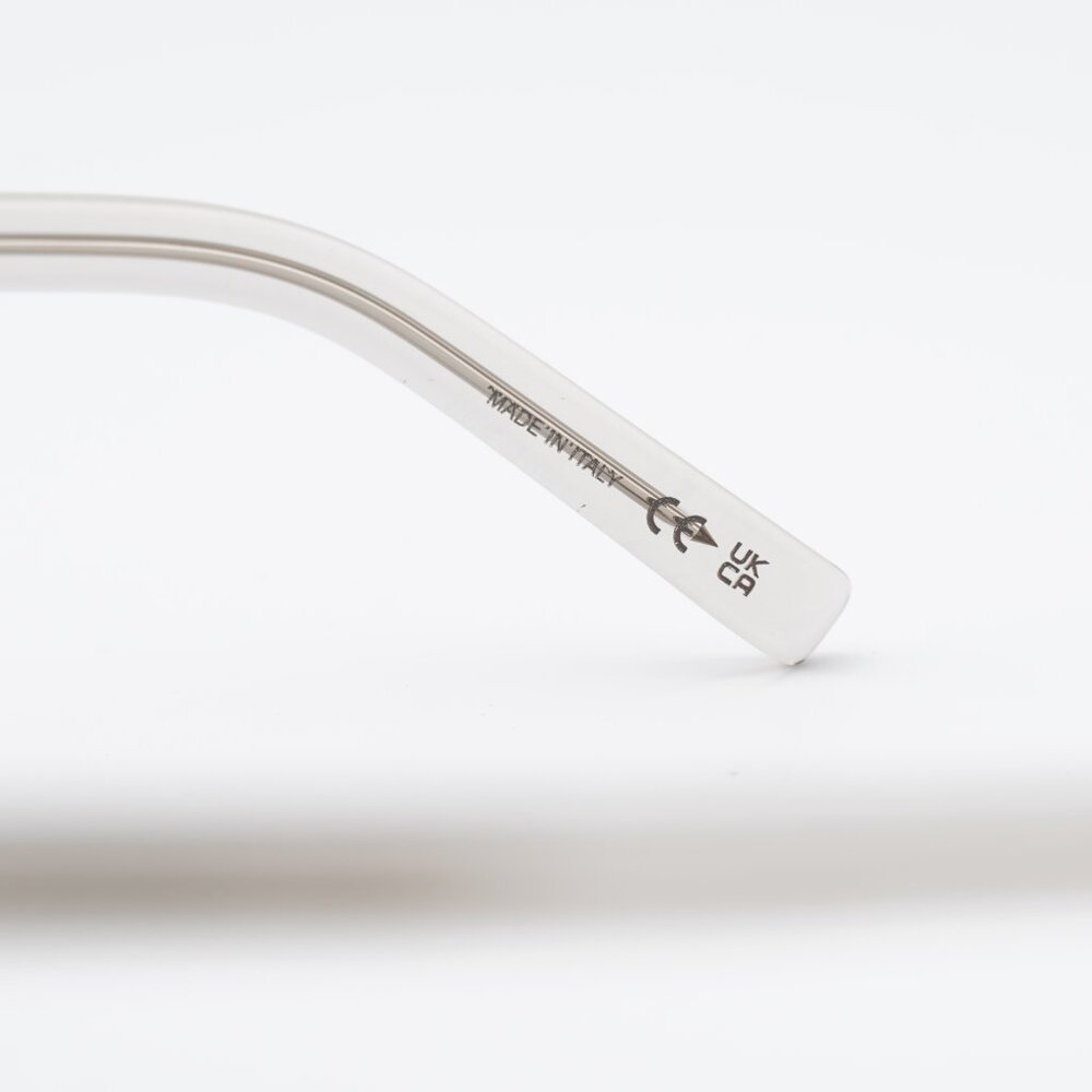 Saint Laurent SL471 004 Round Eyeglasses Transparent Beige 53mm Frame - Picture 8 of 10